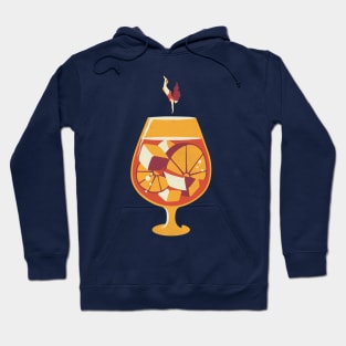 Aperol Spritz Dive In Summer Design Lady by Tobe Fonseca Hoodie